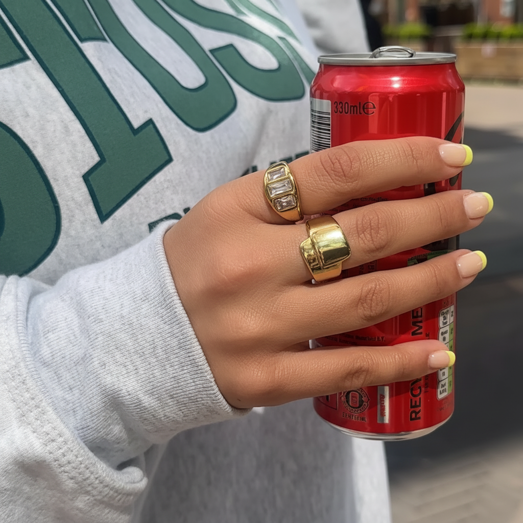 June Ring - Gold Stainless Steel