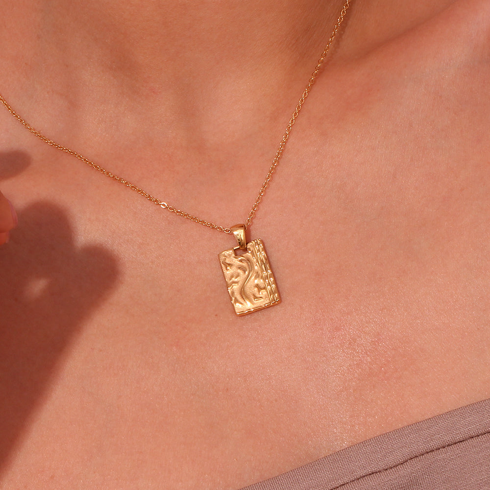 Jil pendant Necklace - Silver