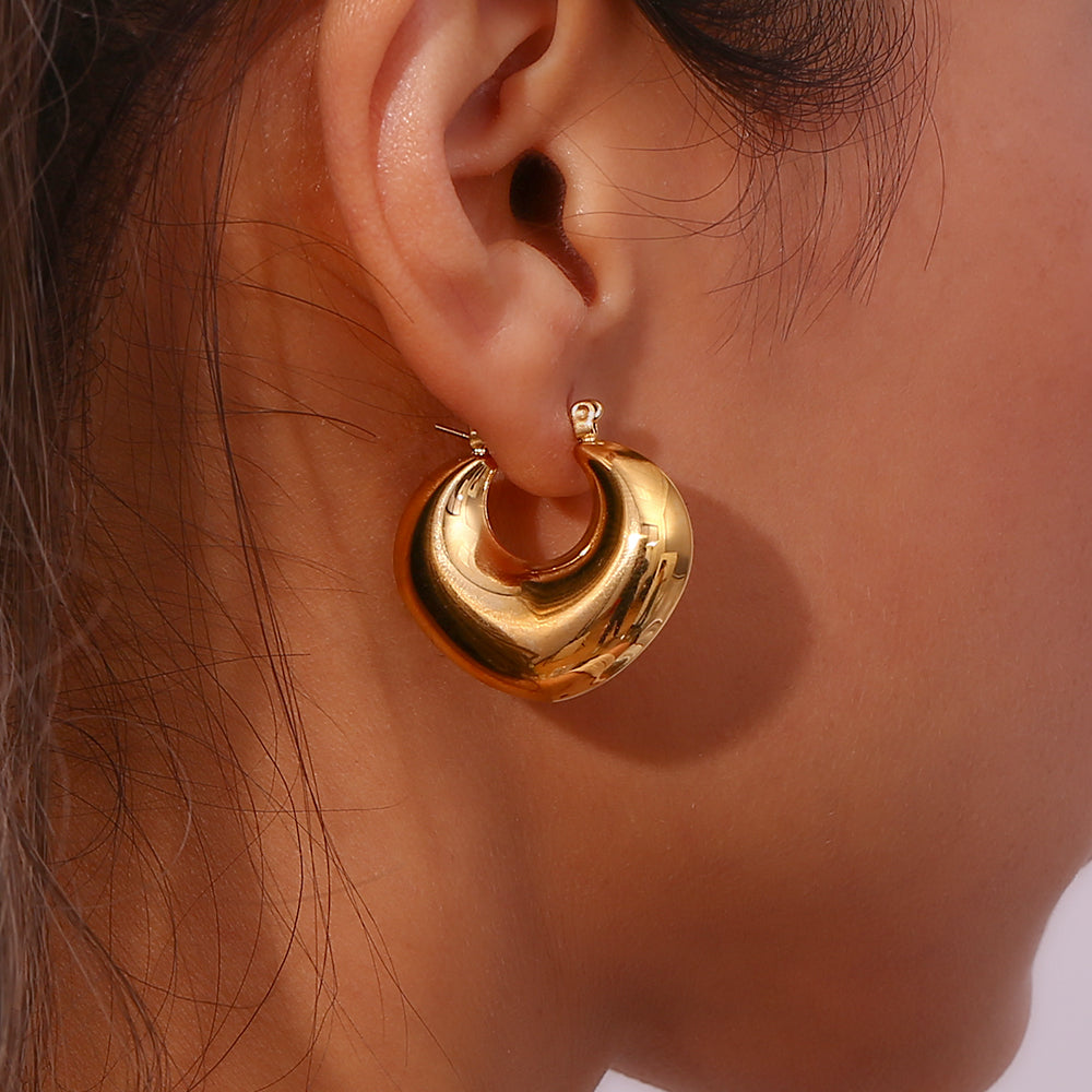 Joy Earrings - Silver Stainless Steel