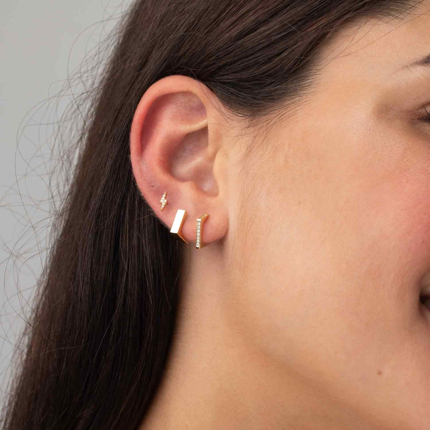 Joe Square Hoops - Silver