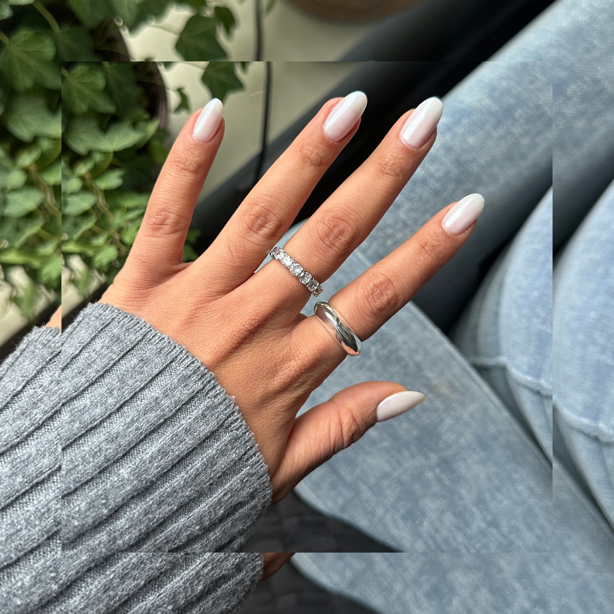 Sana Ring - Silver Stainless Steel