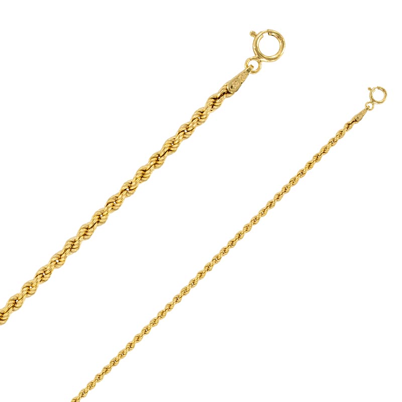Biko-ketting - 9 kt massief goud