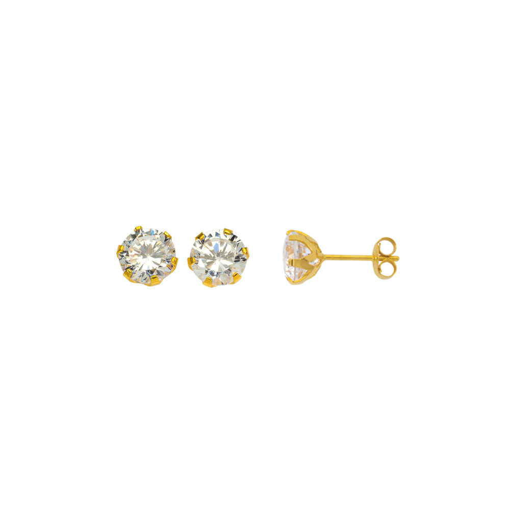 Malia Stud Earrings - 9ct Solid Gold