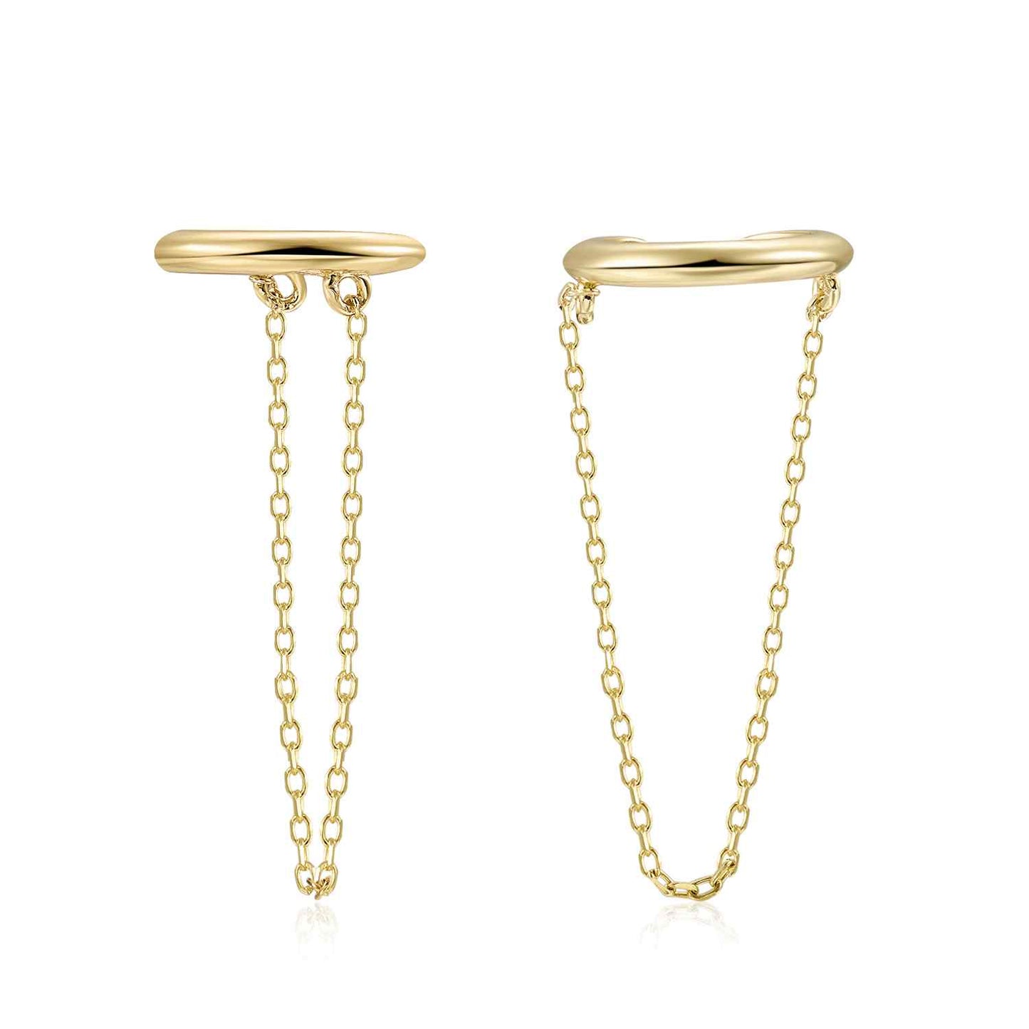 Mael Chain Earcuff - 18K Verguld