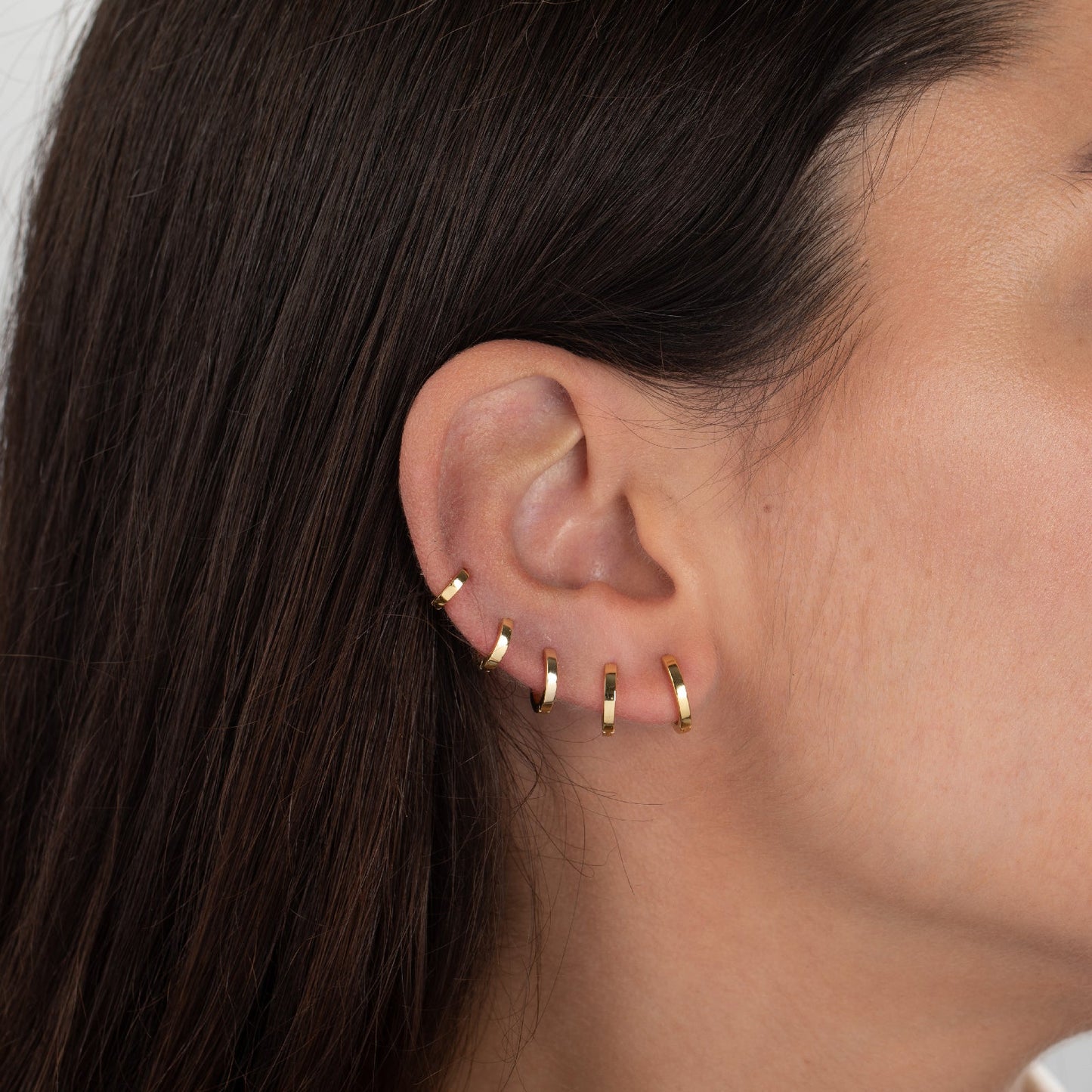 Ivie Small Hoops - Silver - ginginjewels