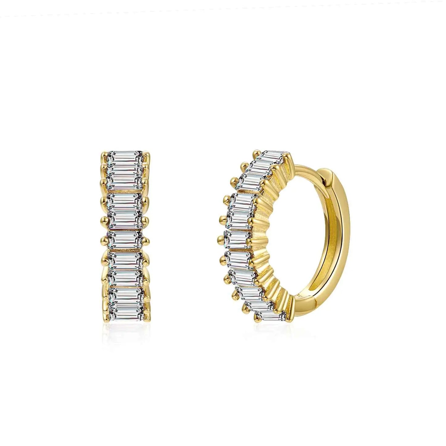 Lila Hoops S - 18K Gold plated - ginginjewels