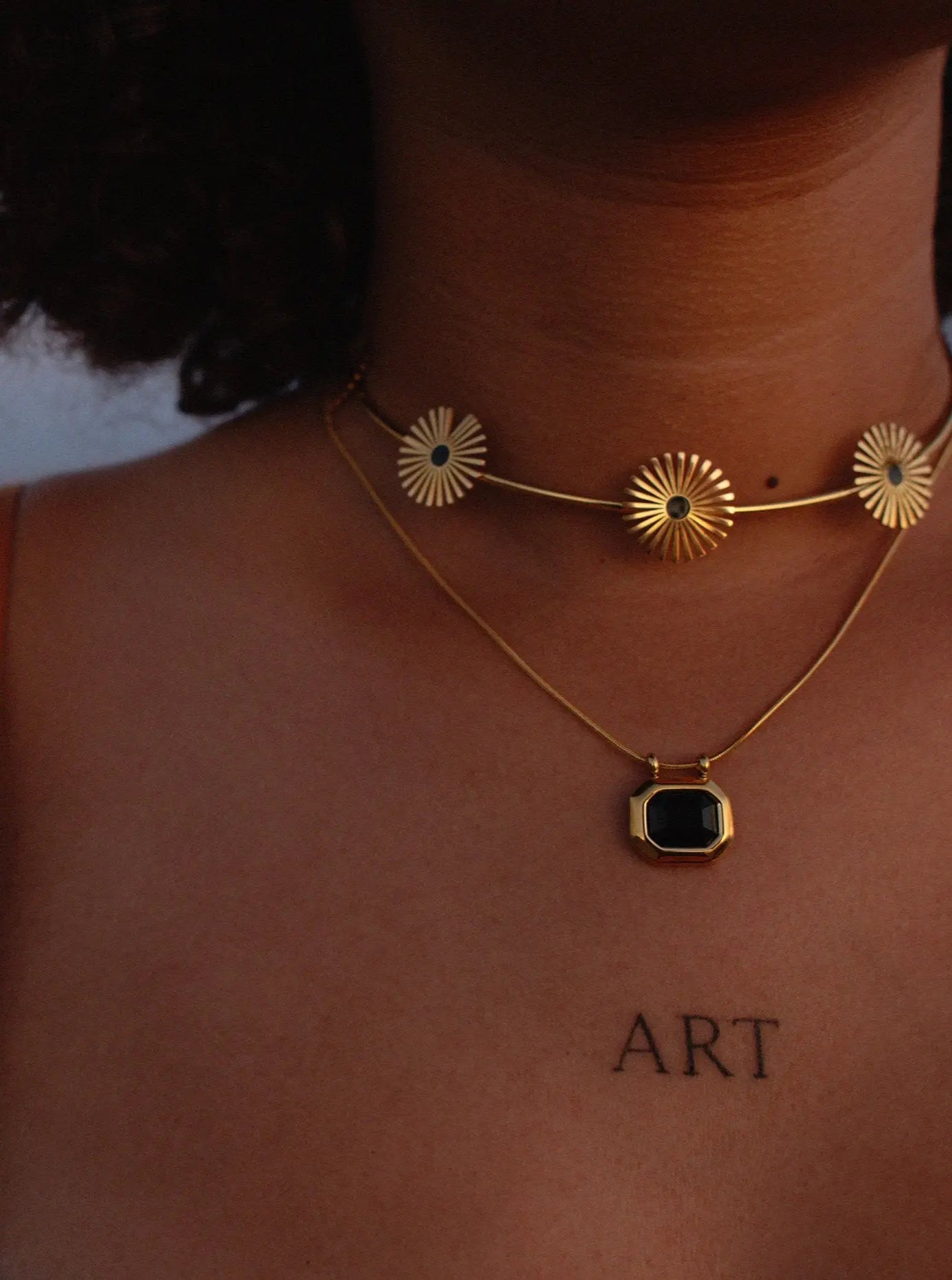 Maya necklace - 18K gold plated - ginginjewels
