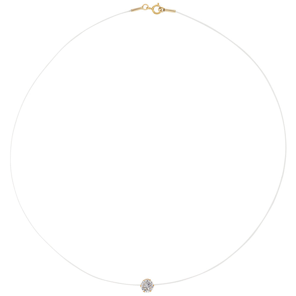 Safi Solitaire - 9kt Massief Goud & Zirkonia
