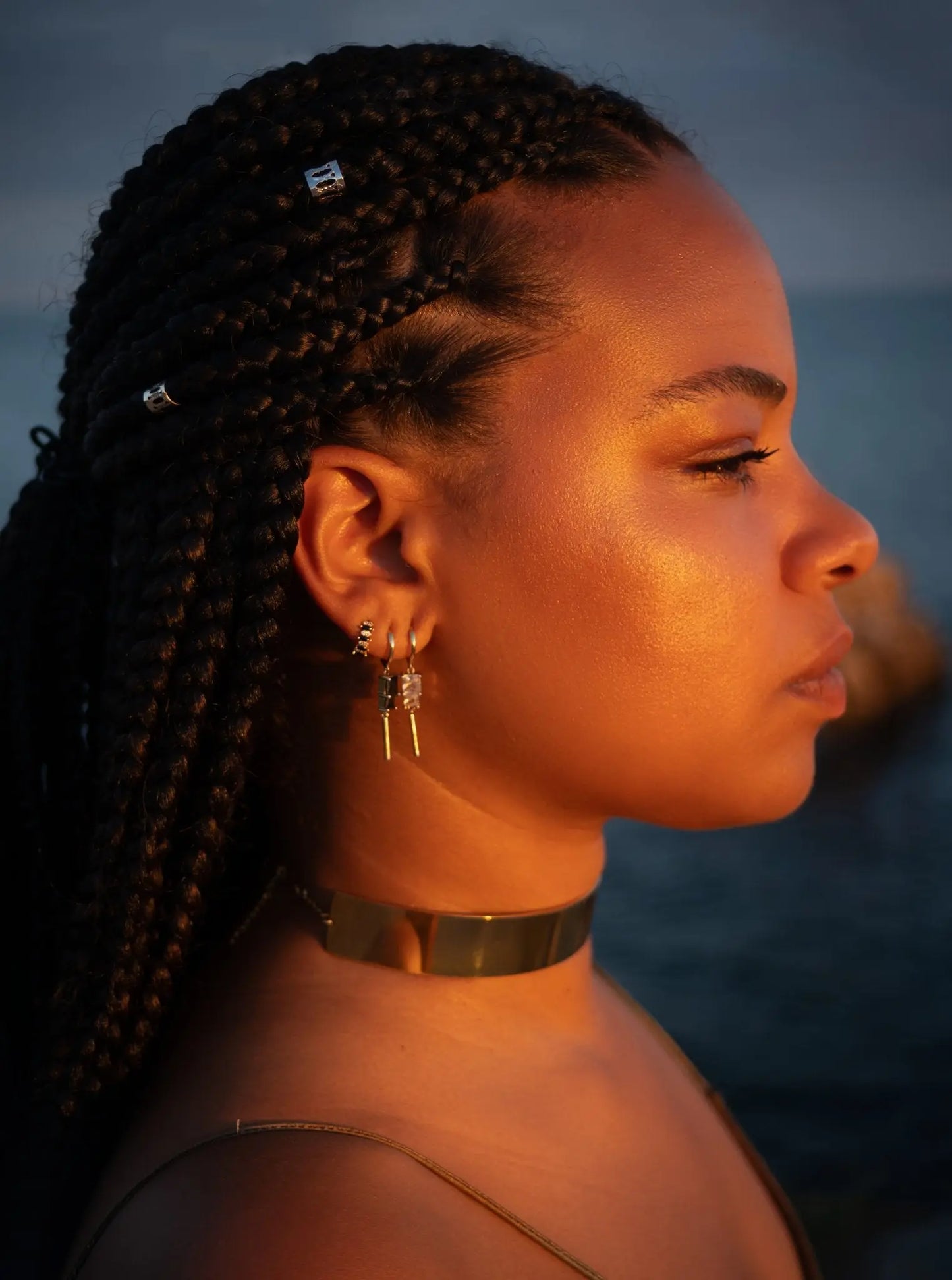 Sade Choker - 18K Gold Plated - ginginjewels