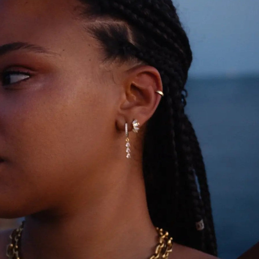 Teva Earrings - 18K Gold plated - ginginjewels