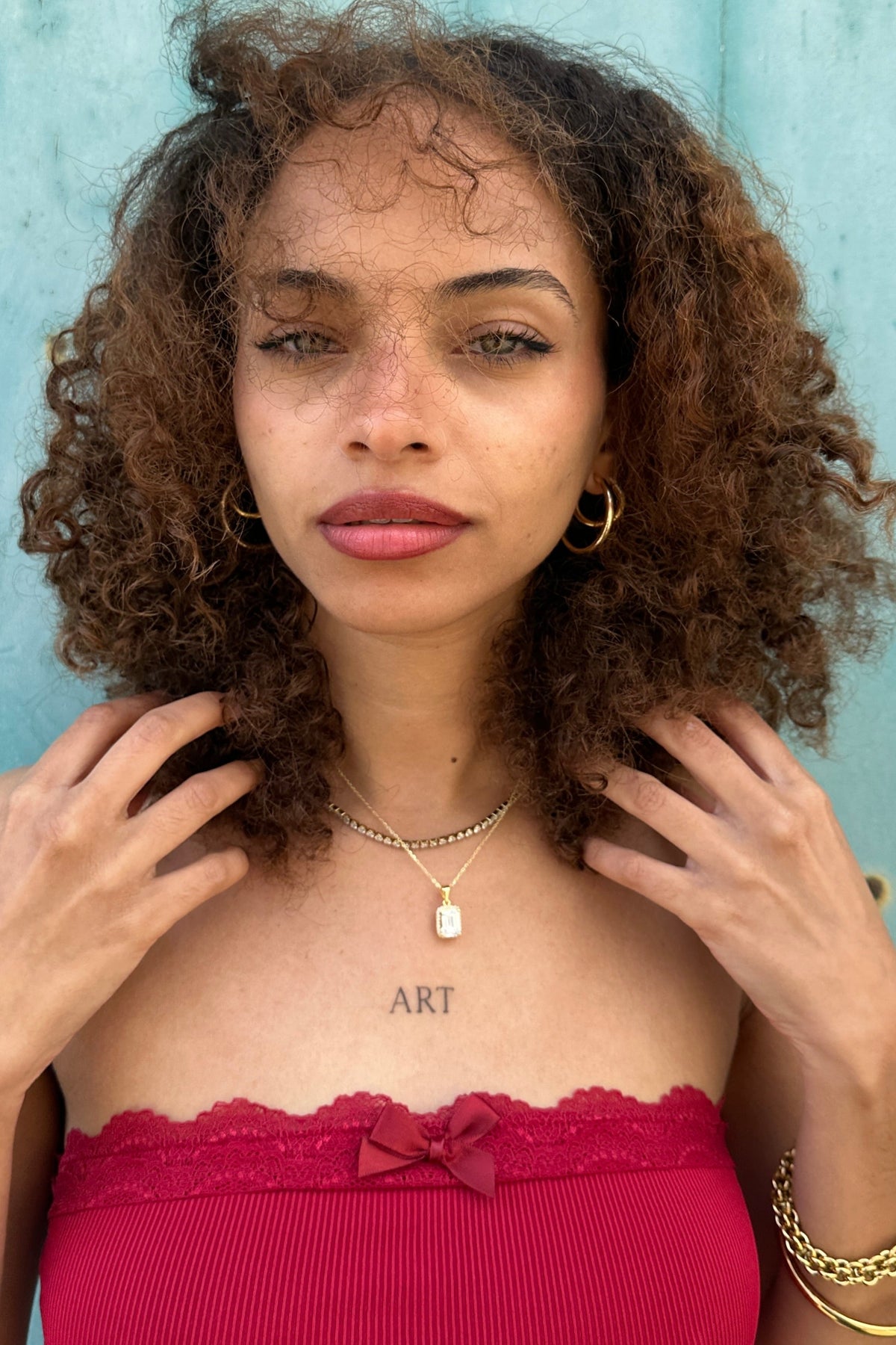 Odette Necklace White - 18K Gold Plated