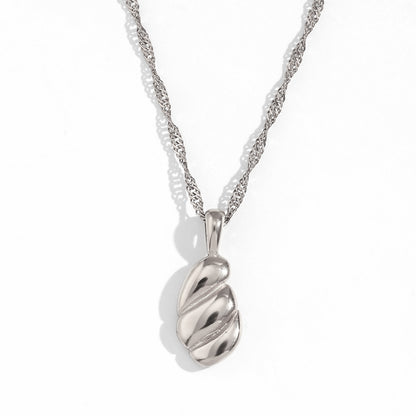 Honey pendant Necklace - Silver