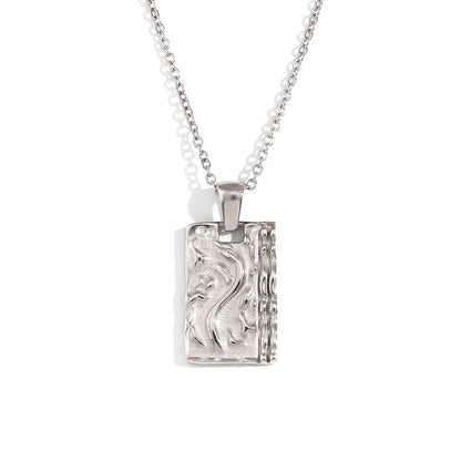 Jil pendant Necklace - Silver