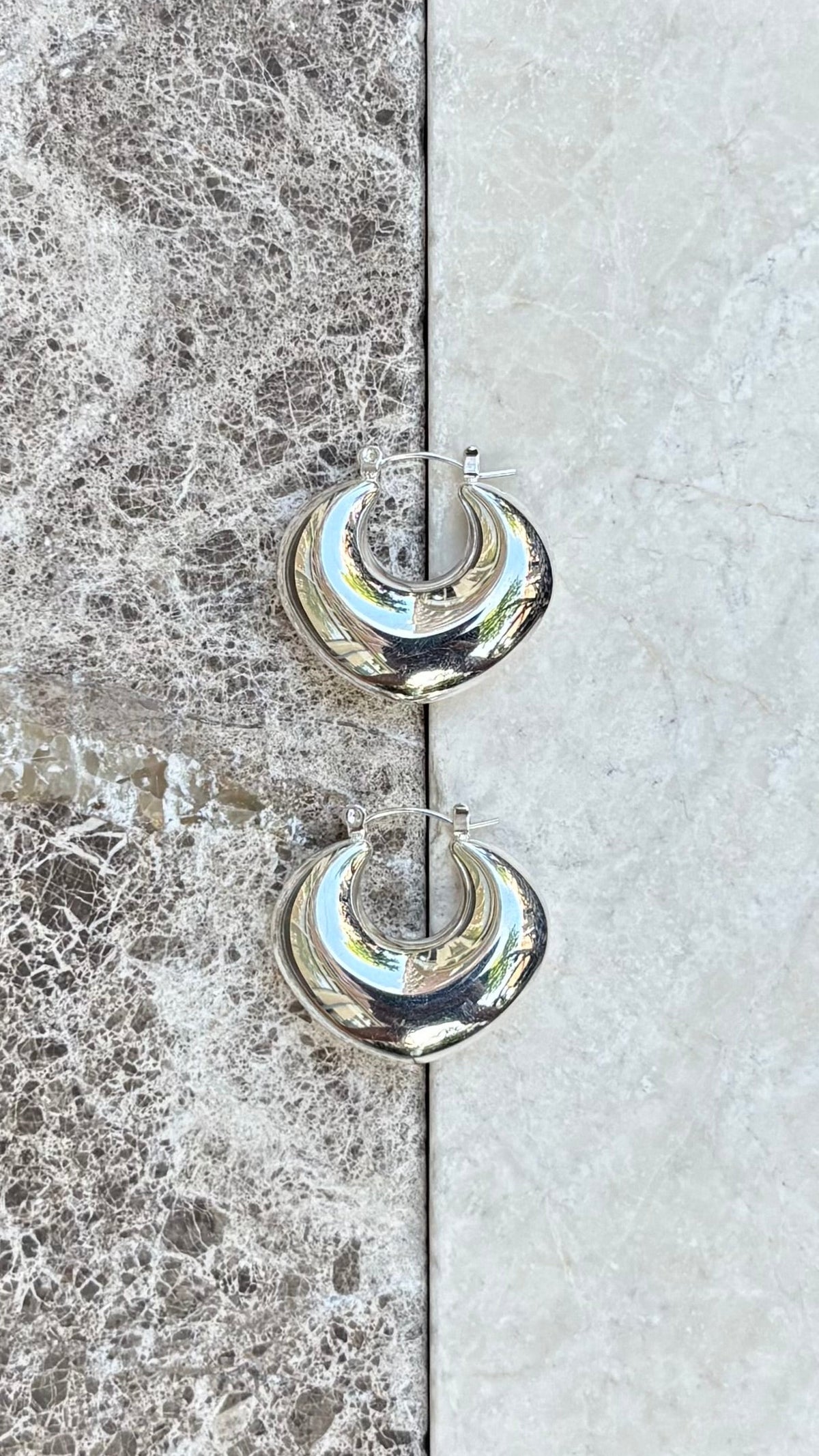Joy Earrings - Silver Stainless Steel