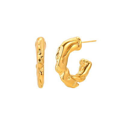 Sarah Earrings - Gold Stainless Steel