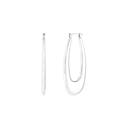 Clemence Earrings - Silver Stainless Steel