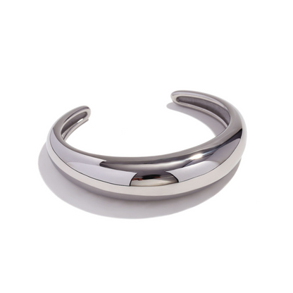 Statement Cuff Bracelet Silver