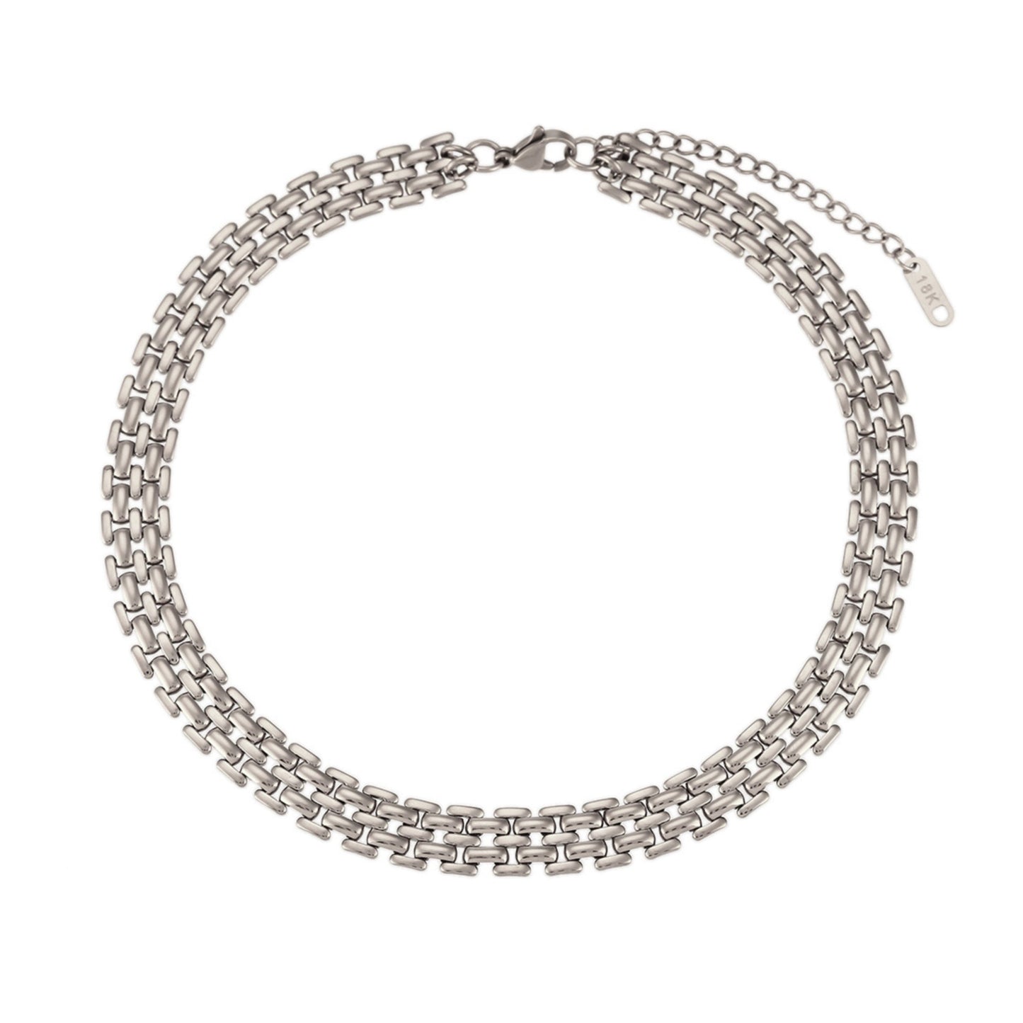 Bree choker - Silver - ginginjewels
