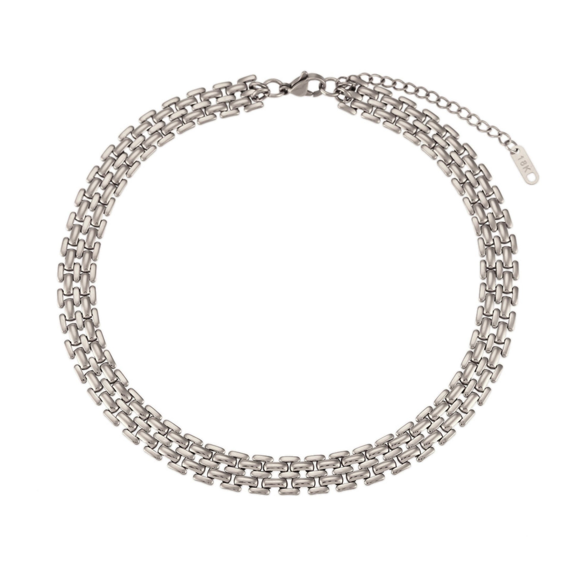 Bree choker - Silver - ginginjewels