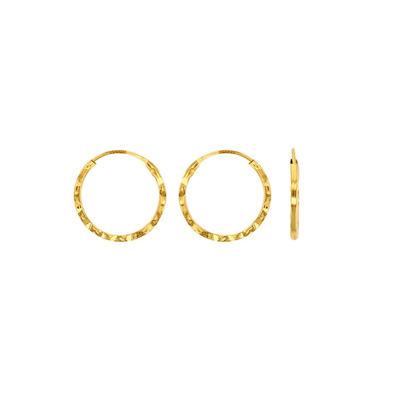 Zuri Mini Hoops - 9ct Solid Gold