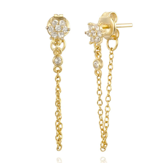 Emilia Earrings - 18K Gold plated - ginginjewels