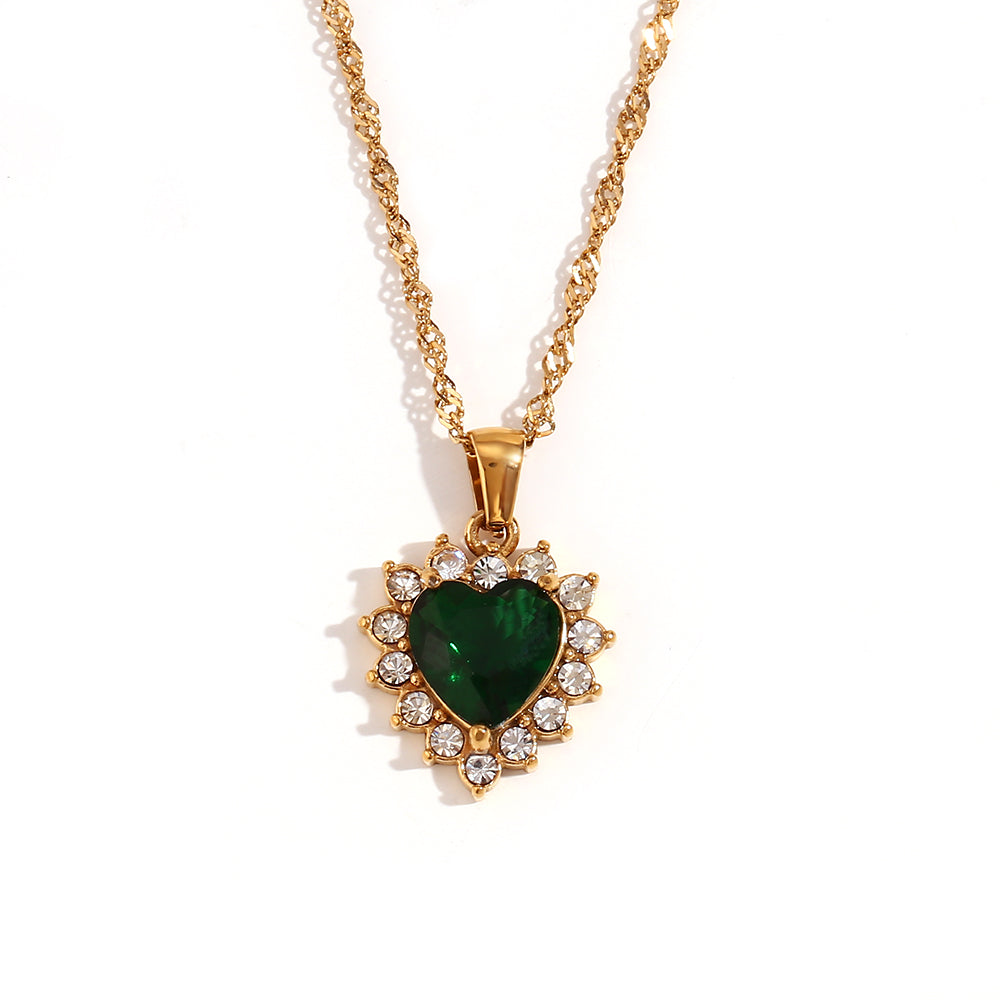 Giny Necklace Green
