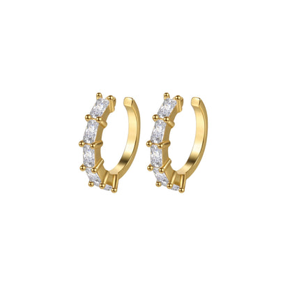 Holly Earcuff - Silver - ginginjewels