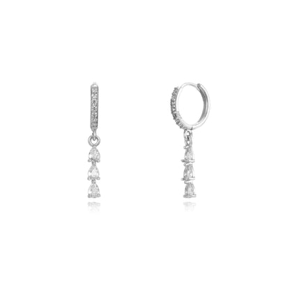 Jana Earrings - Silver - ginginjewels