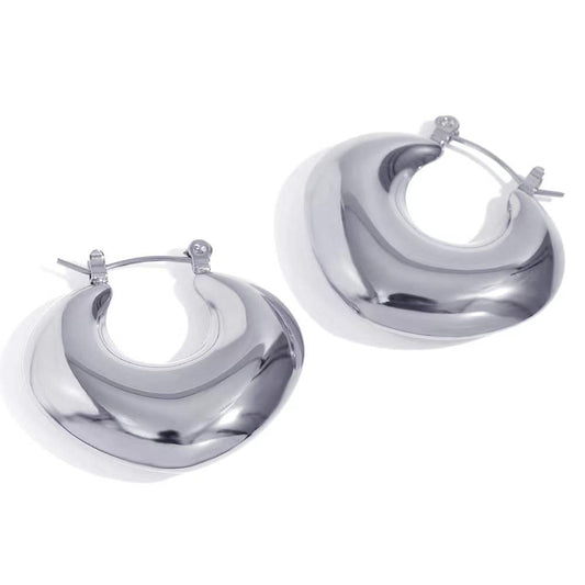 Joy Earrings - Silver Stainless Steel