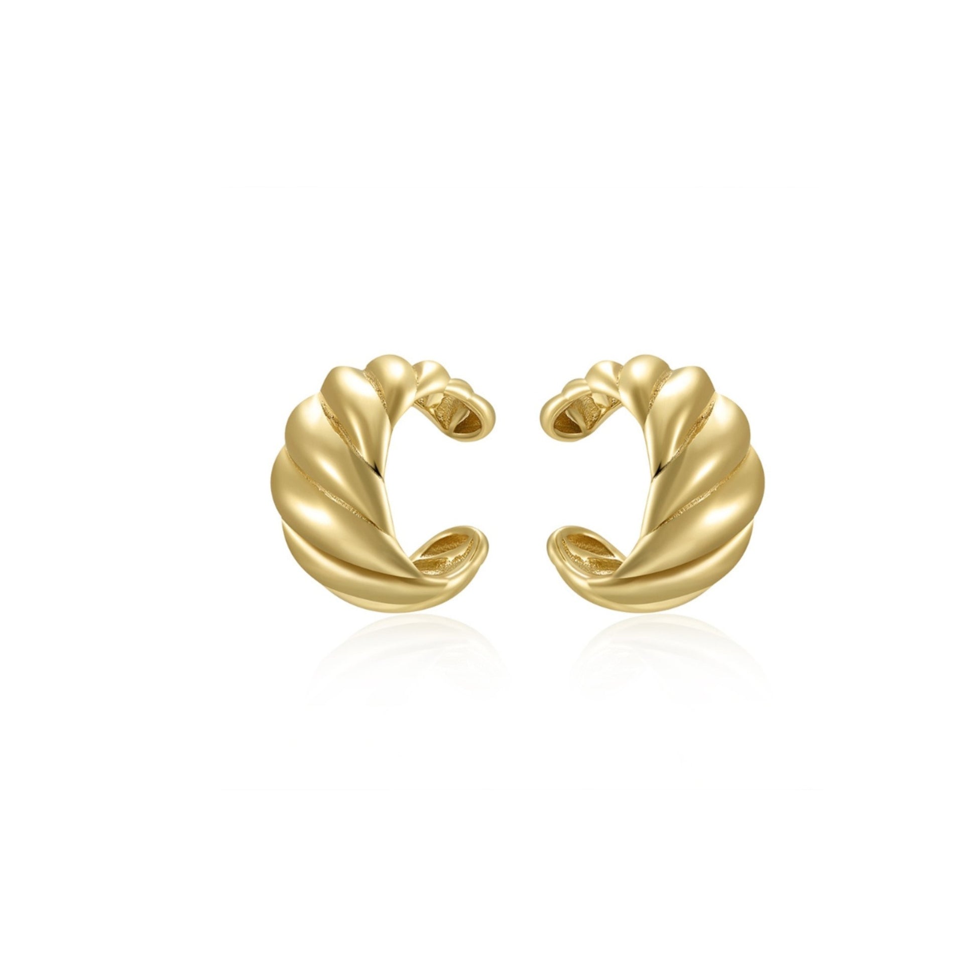 Leia Earcuff - Silver - ginginjewels
