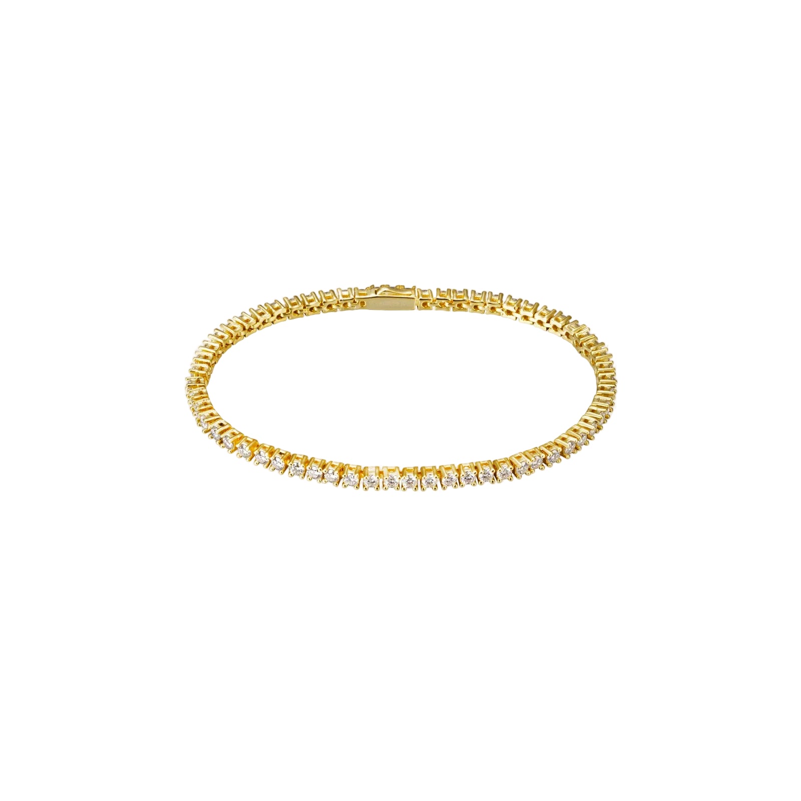 Tennis Bracelet Moissanite Silver 925 with sparkling stones in a beautiful design.