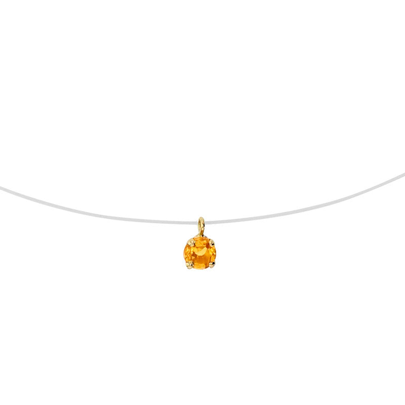 Safia Solitaire - Citrine & 18K Gold
