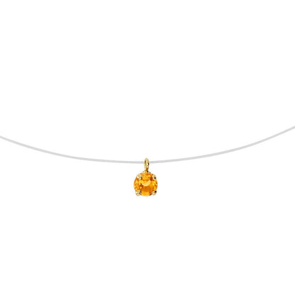 Safia Solitaire - Citrine & 18K Gold
