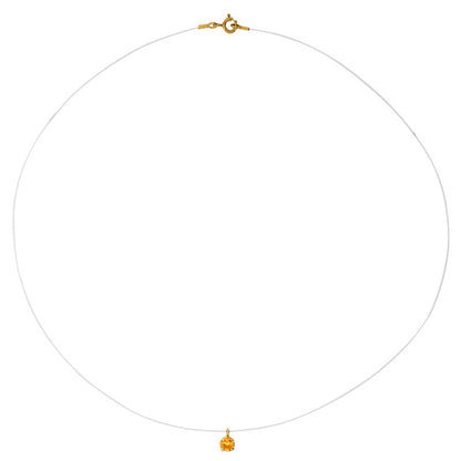 Safia Solitaire - Citrine & 18K Gold