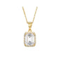 Odette Necklace White - 18K gold plated - ginginjewels
