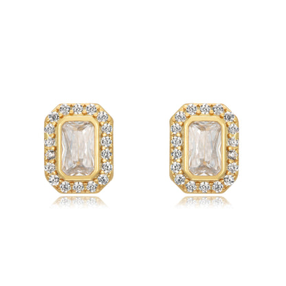 Ola Studs - Silver - ginginjewels