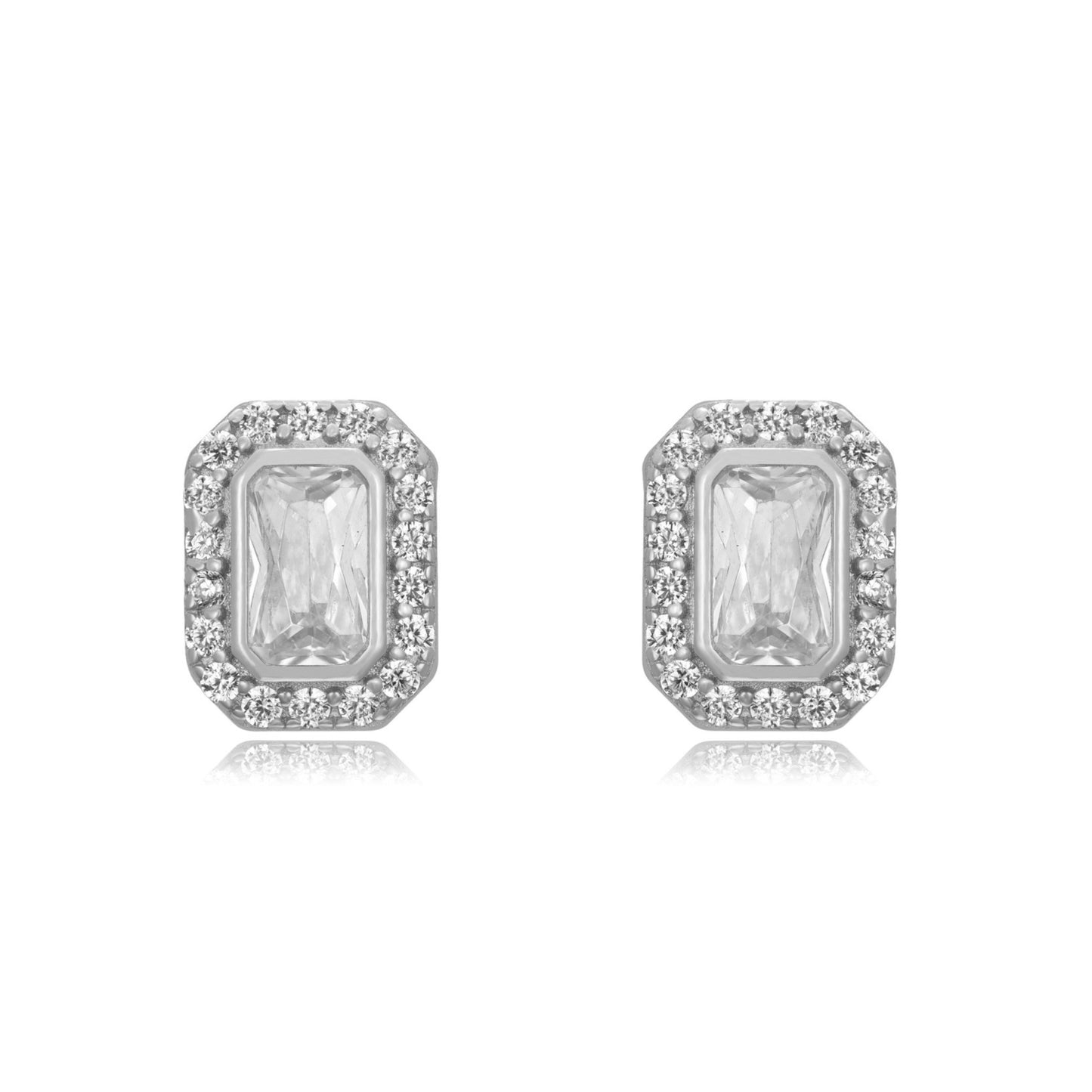Ola Studs - Silver - ginginjewels
