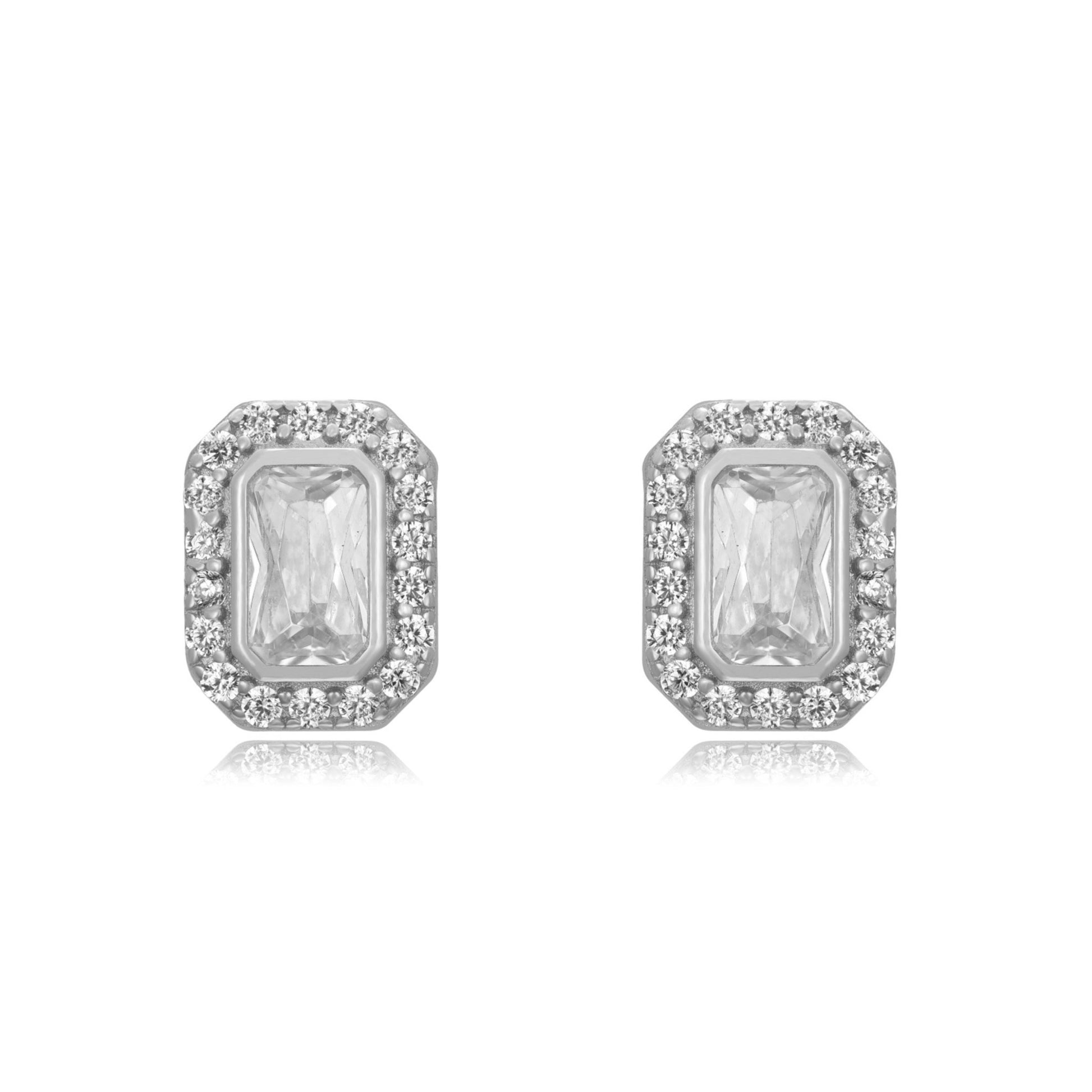 Ola Studs - Silver - ginginjewels