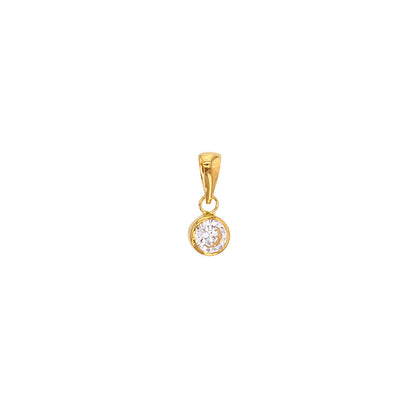 Nala Charm - 9ct Solid Gold & Cubic Zirconia