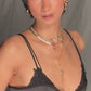 Odette Necklace White - 18K Gold Plated