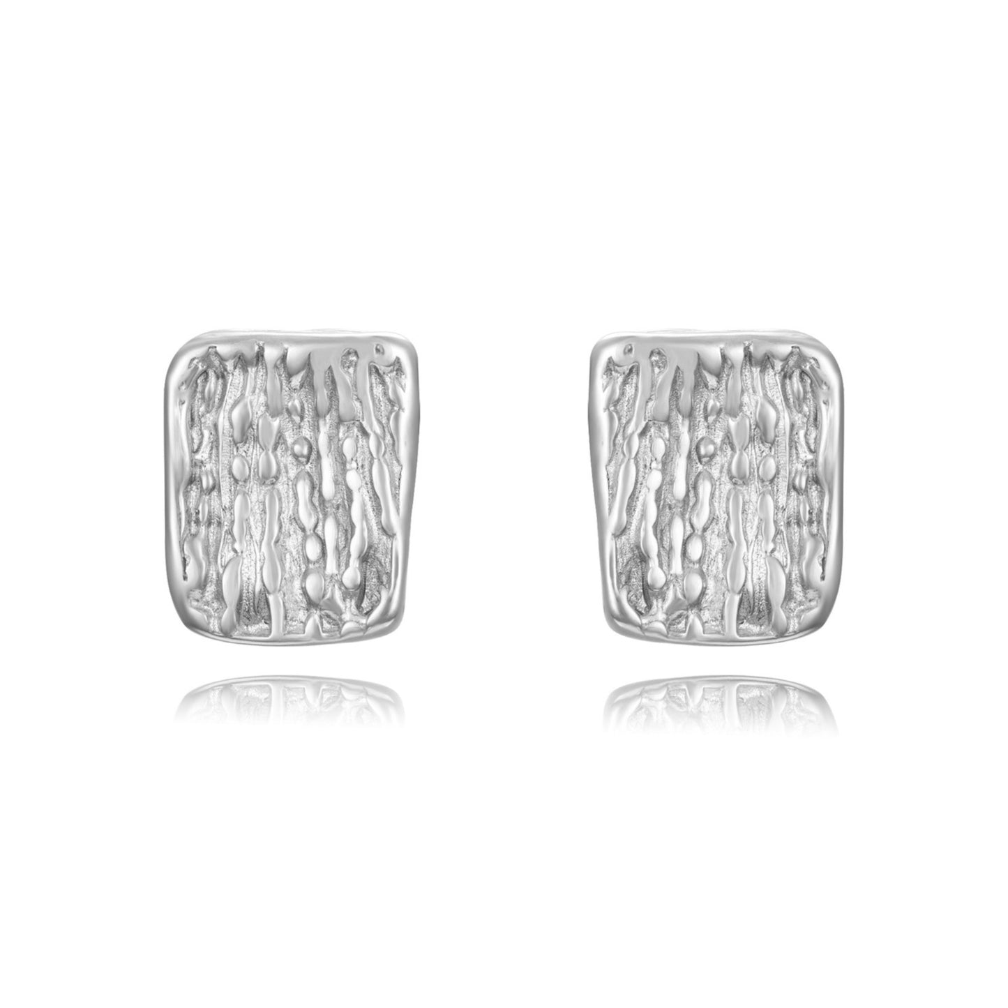 Rosa Studs - Silver - ginginjewels