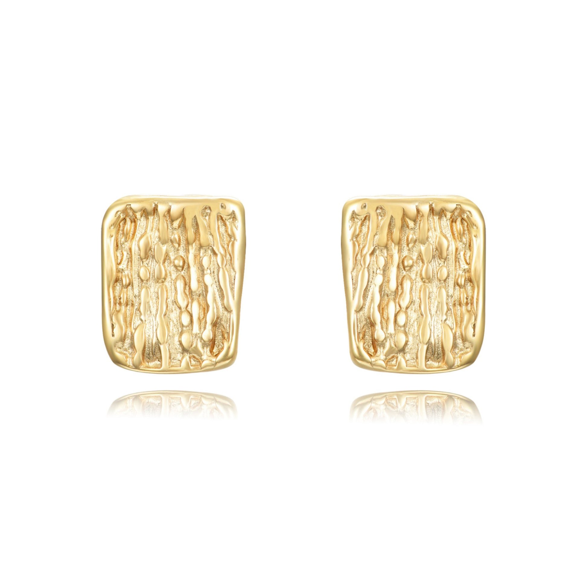 Rosa Studs - Silver - ginginjewels