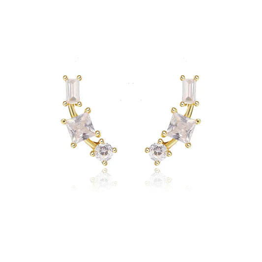 Sage Earrings - 18K Gold plated - ginginjewels