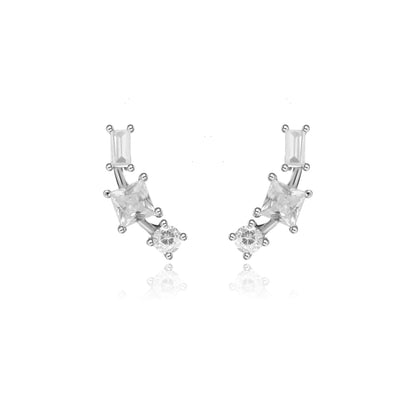 Sage Earrings - Silver - ginginjewels