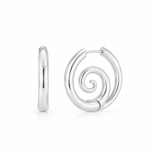 Ume Earrings - Silver